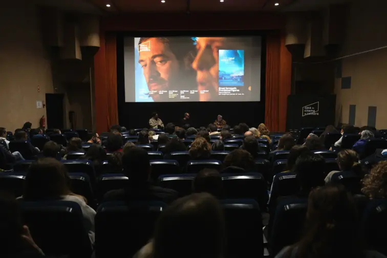 Interior da sala da Casa de Cinema de Coimbra